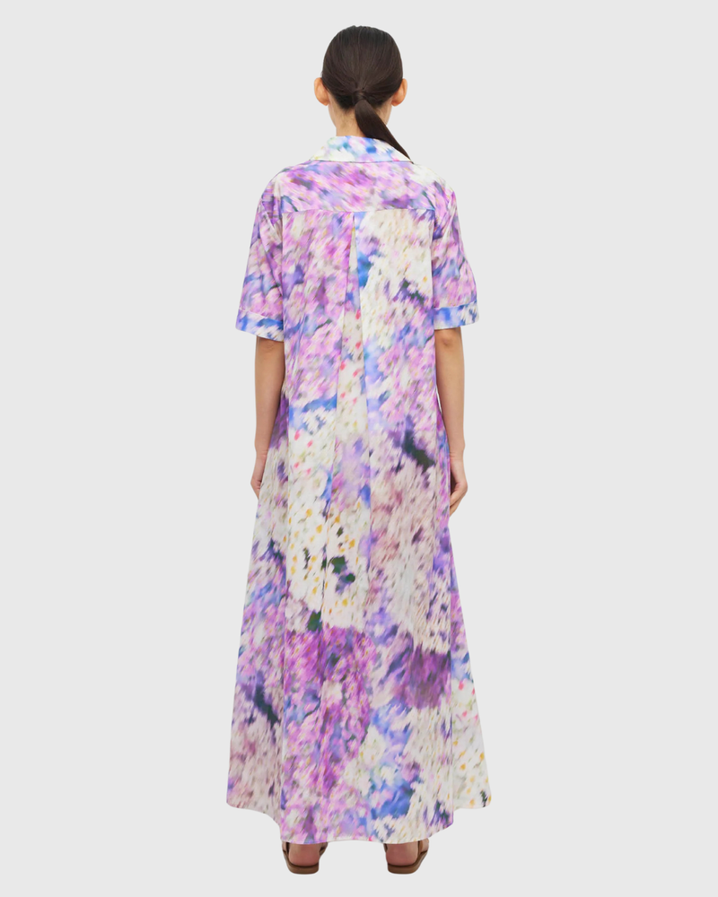 Isle Shirt Dress (Lavender Mist Cotton) Aster