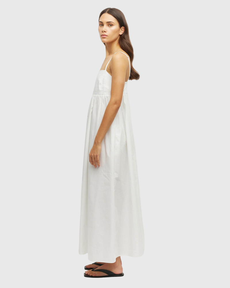 Katy Dress (Organic Cotton) White
