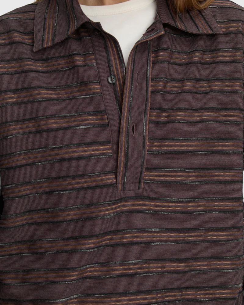 Wynn Polo Top Burgundy