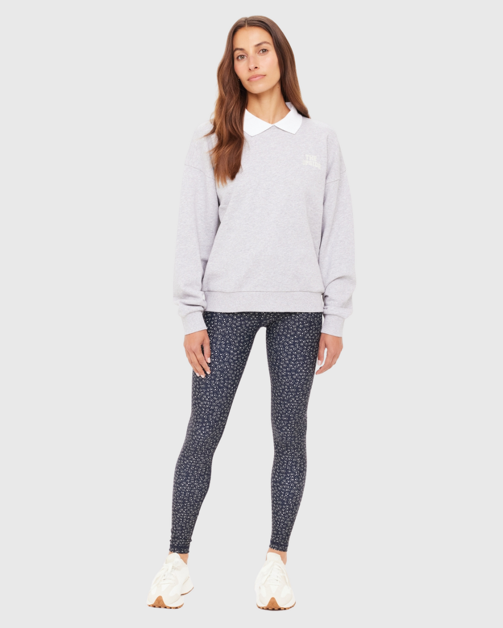 Pascal Collared Crew Grey Marle