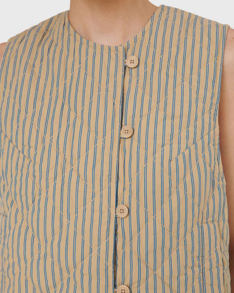 Axis Vest Double Pinstripe