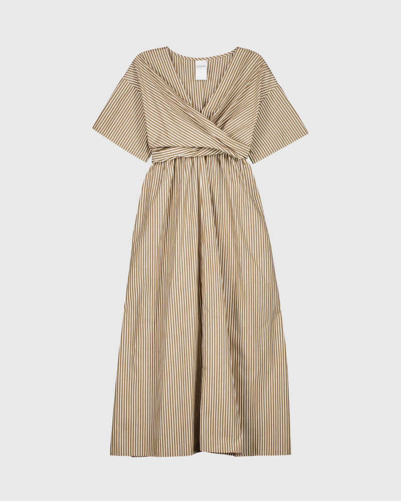 Composer Dress Treetop Stripe