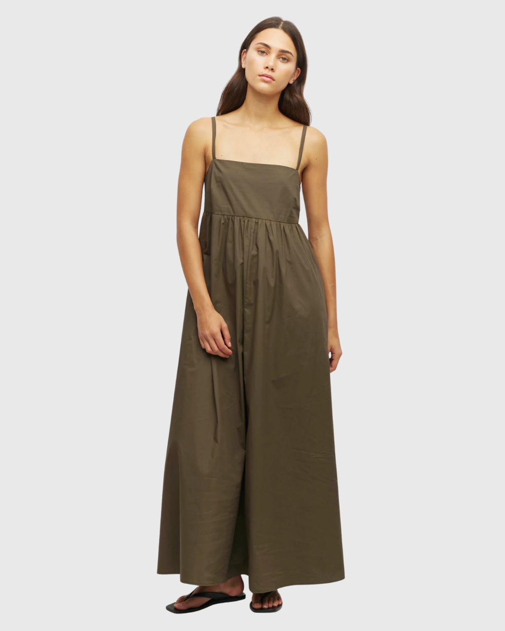 Katy Dress (Organic Cotton) Olive