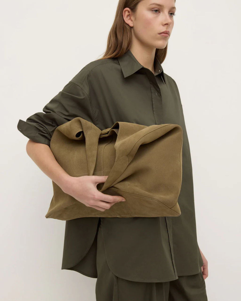 Marigold Poplin Shirt Moss