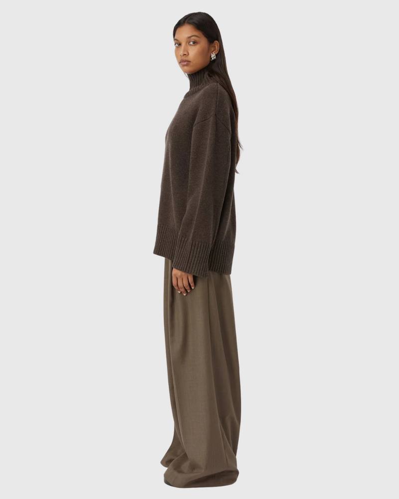 Romeo 2.0 Funnel Neck Chocolate Melange