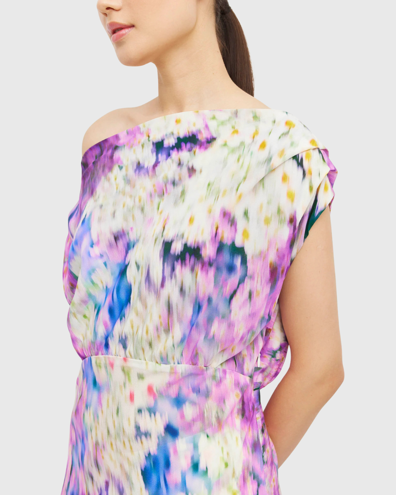 Monaco Dress (Lavender Mist Silk CDC) Aster