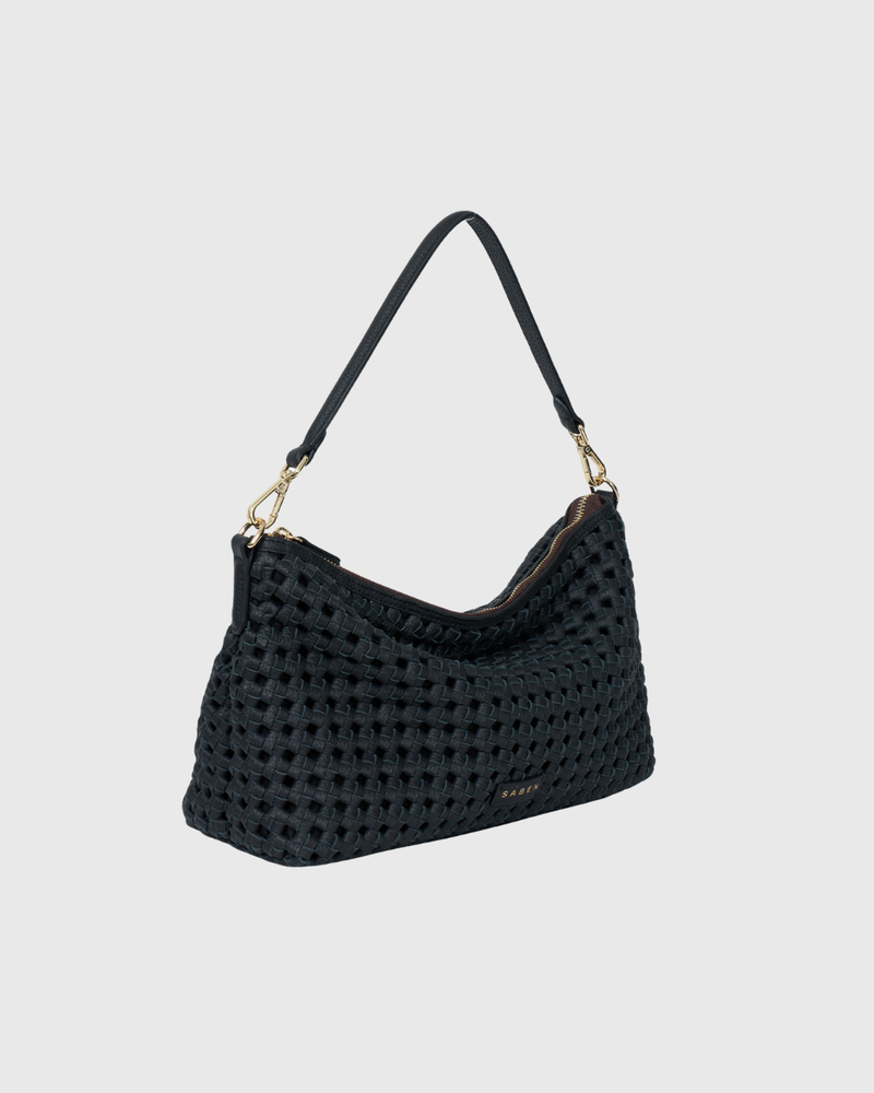 Claudia Crossbody Black Braid