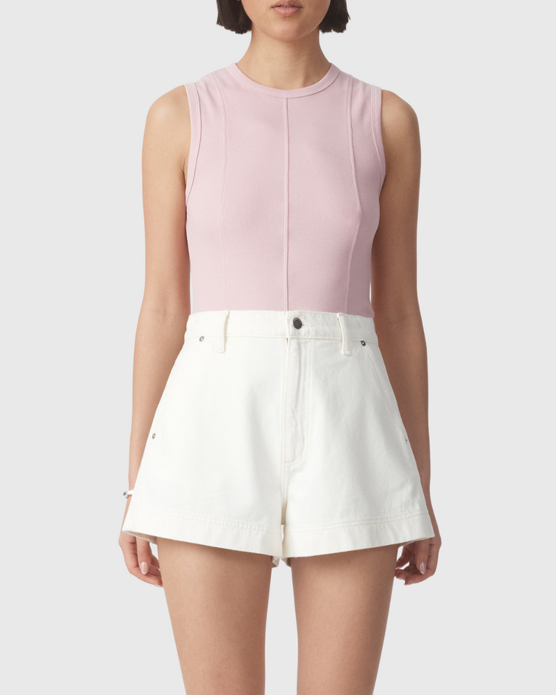 Panelled Rib Tank Wildflower