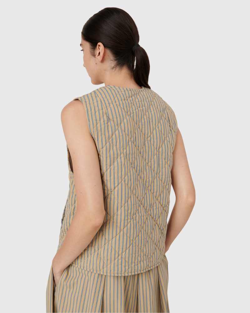 Axis Vest Double Pinstripe