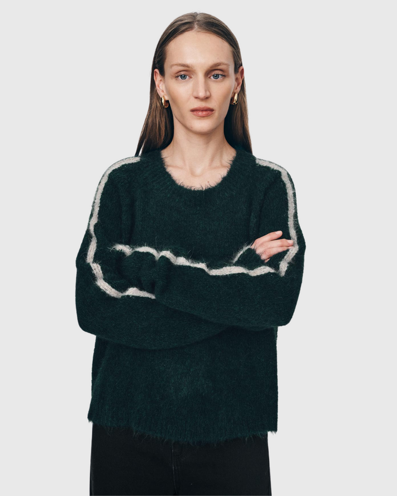 Lamara Knit Jumper Deep Emerald