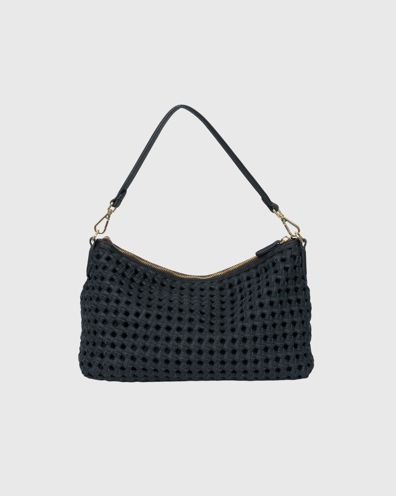 Claudia Crossbody Black Braid