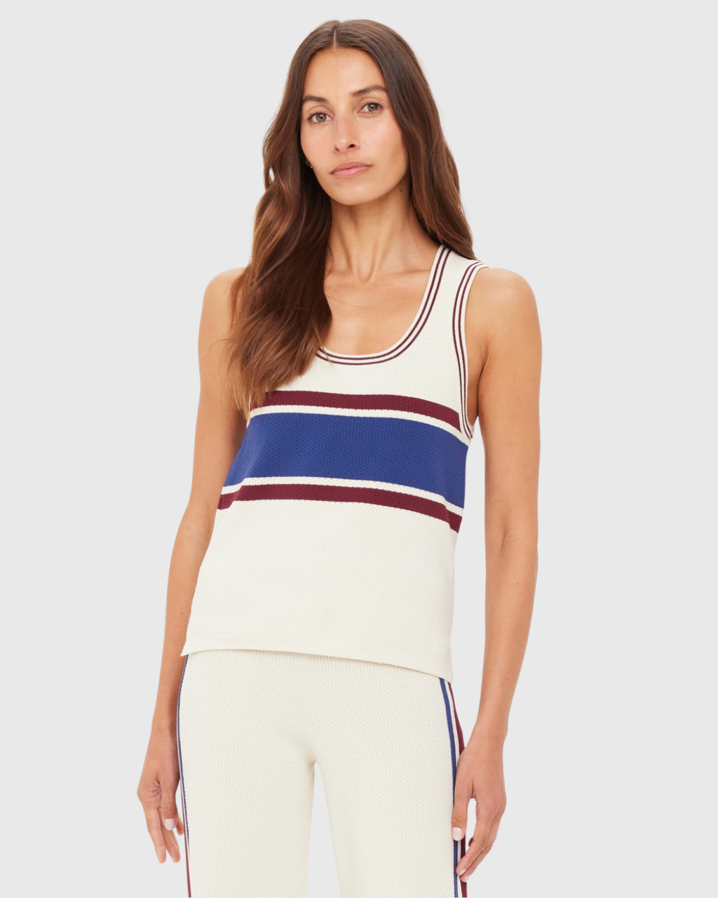Adesa Vilde Knit Tank Top Natural