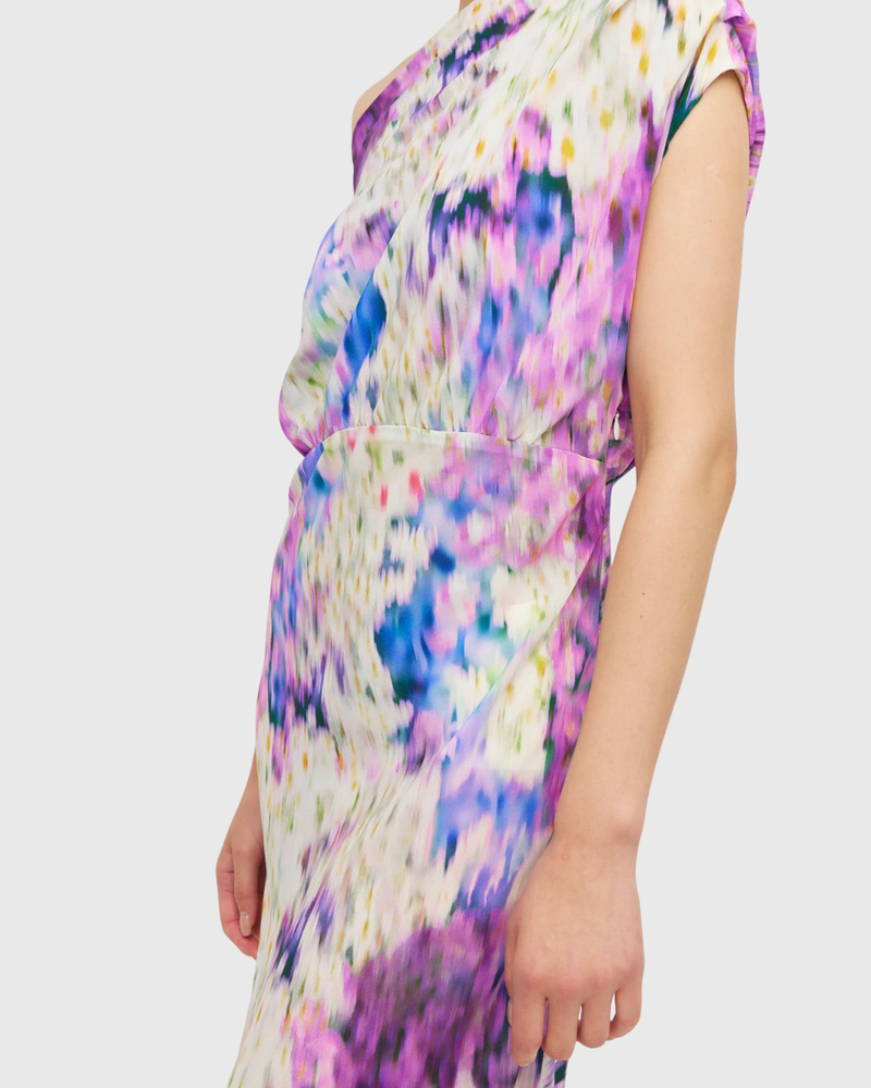 Monaco Dress (Lavender Mist Silk CDC) Aster