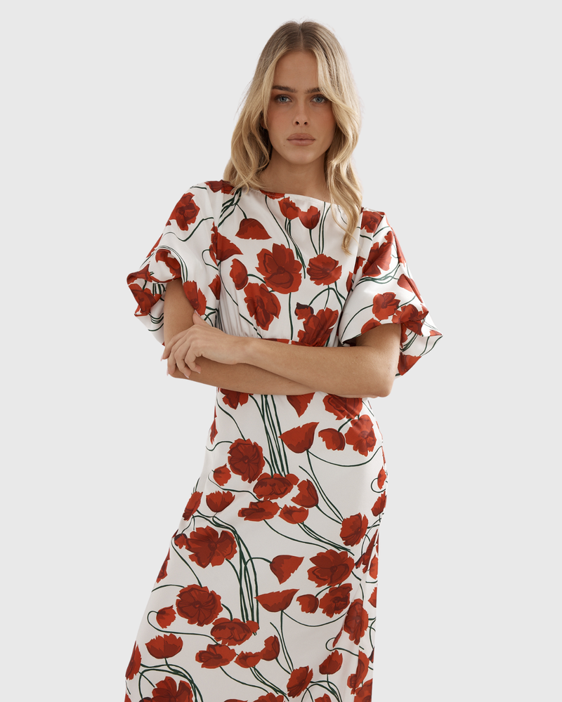 Florence Gown Poppy