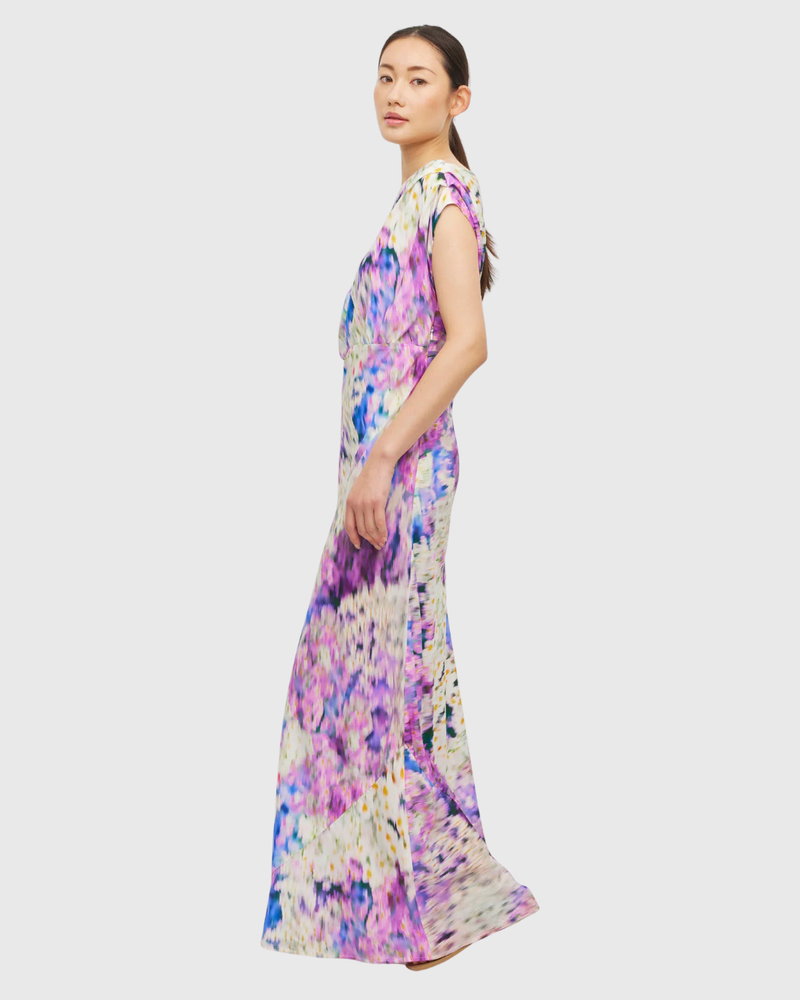 Monaco Dress (Lavender Mist Silk CDC) Aster