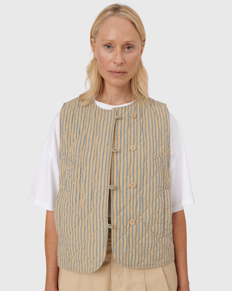 Axis Vest Double Pinstripe