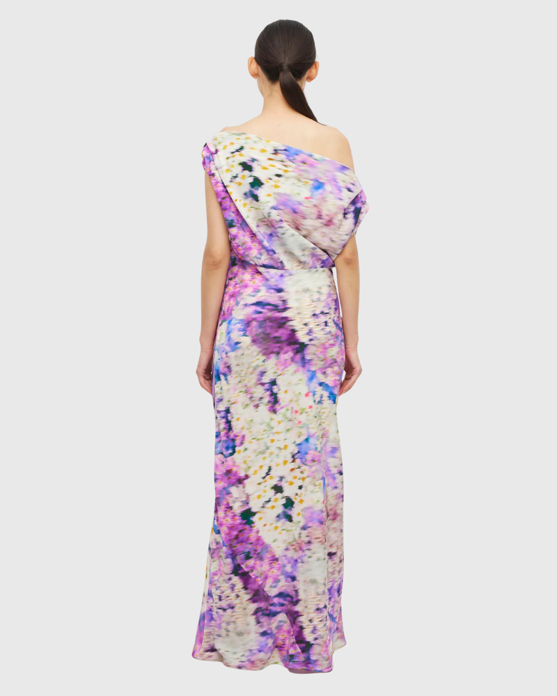 Monaco Dress (Lavender Mist Silk CDC) Aster