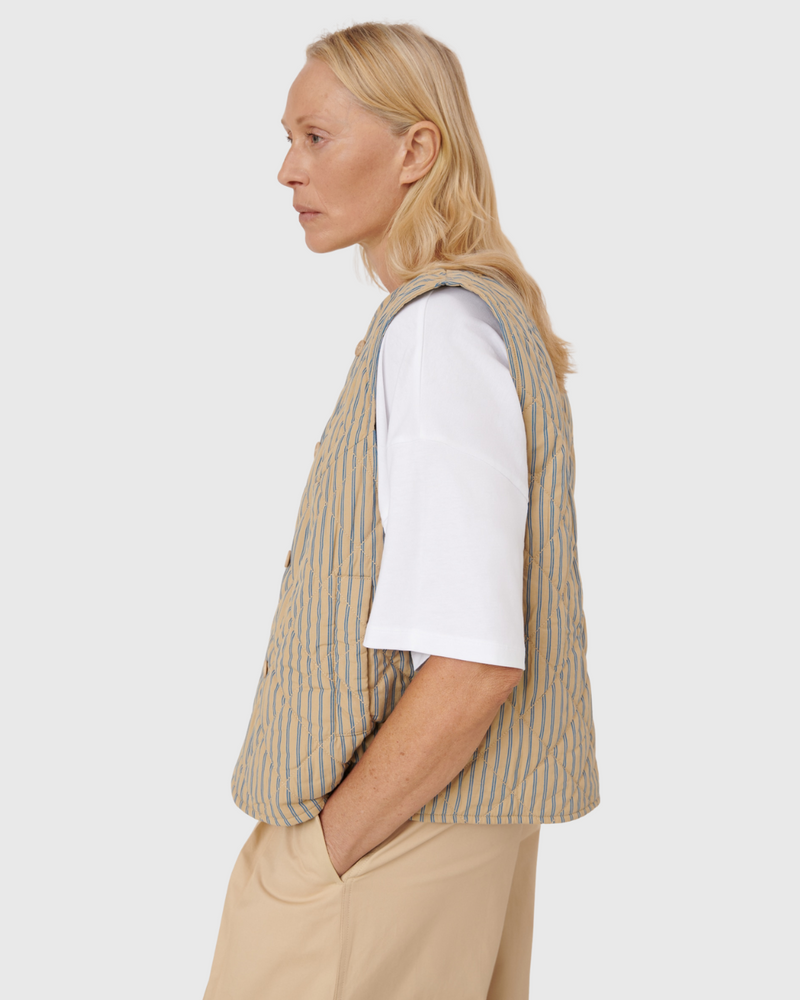 Axis Vest Double Pinstripe