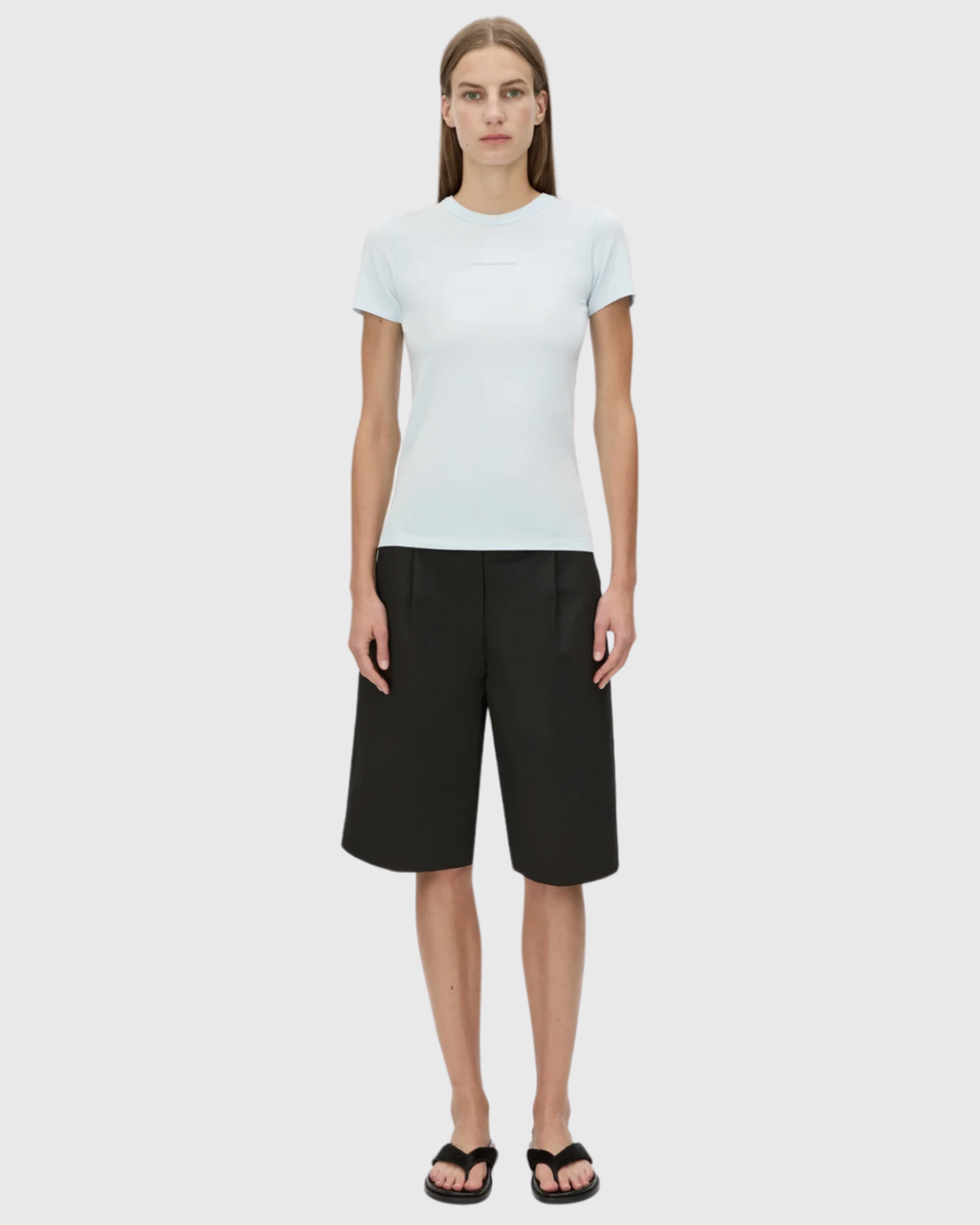 Suvero Slim Fit Tee Ice Blue