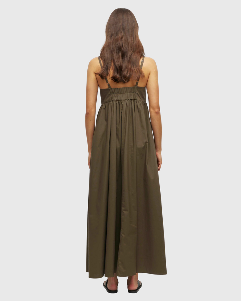 Katy Dress (Organic Cotton) Olive