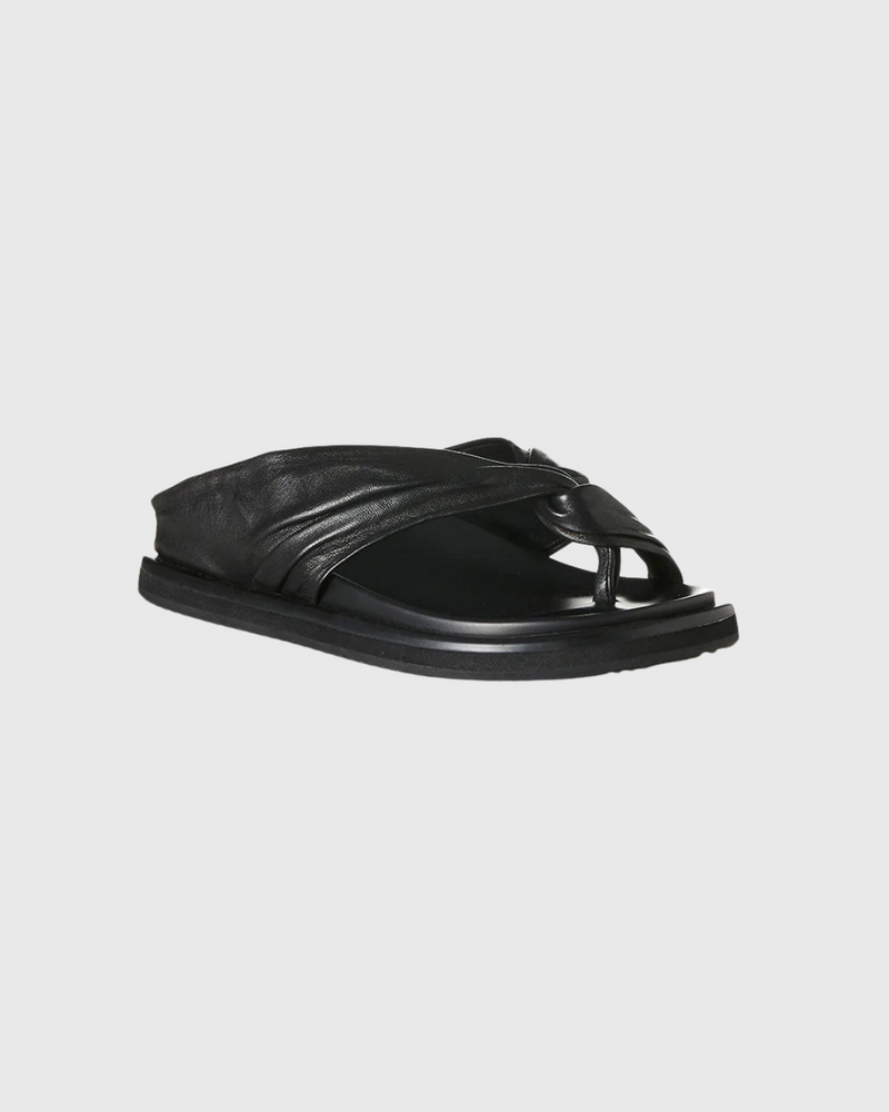 Paola Black Leather