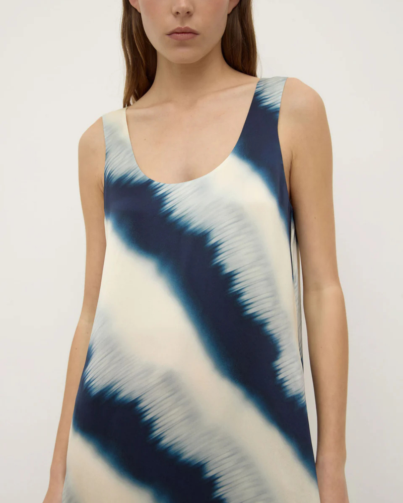 Marabella Silk Midi Dress Marabella Print