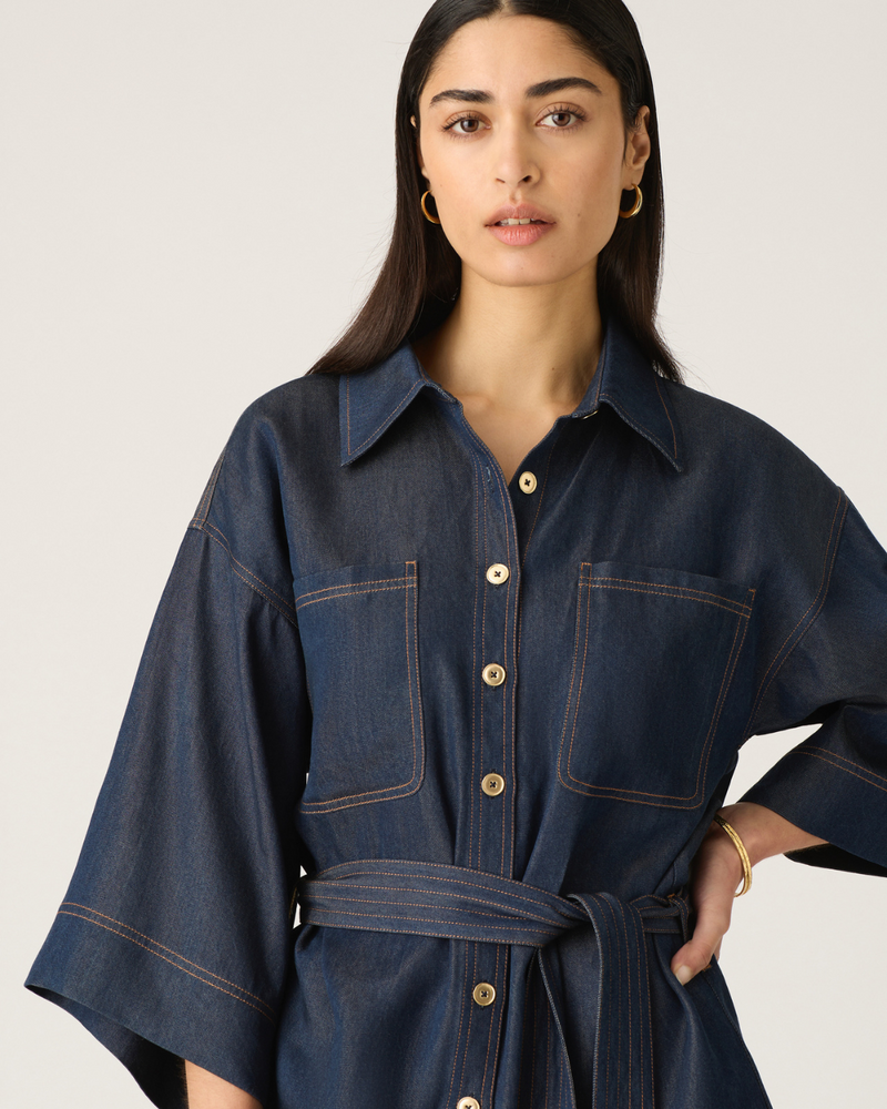 Cleo Denim Shirt Indigo