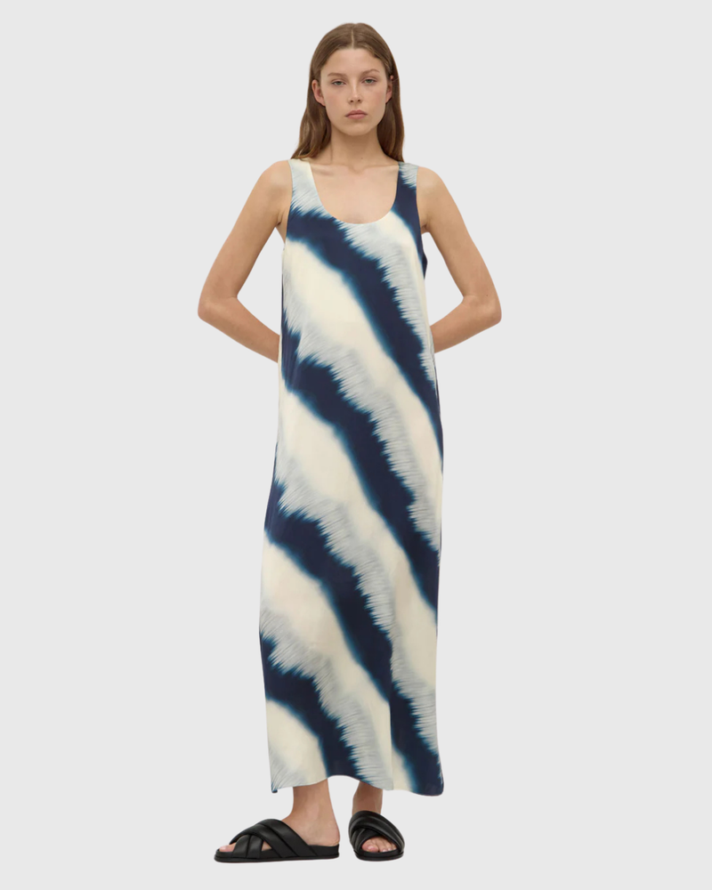 Marabella Silk Midi Dress Marabella Print
