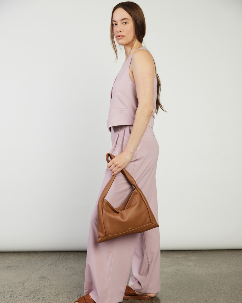 Hazel Shoulder Bag Tan Luxe