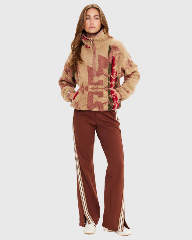 Totem Harlow Fleece Pullover Abstract