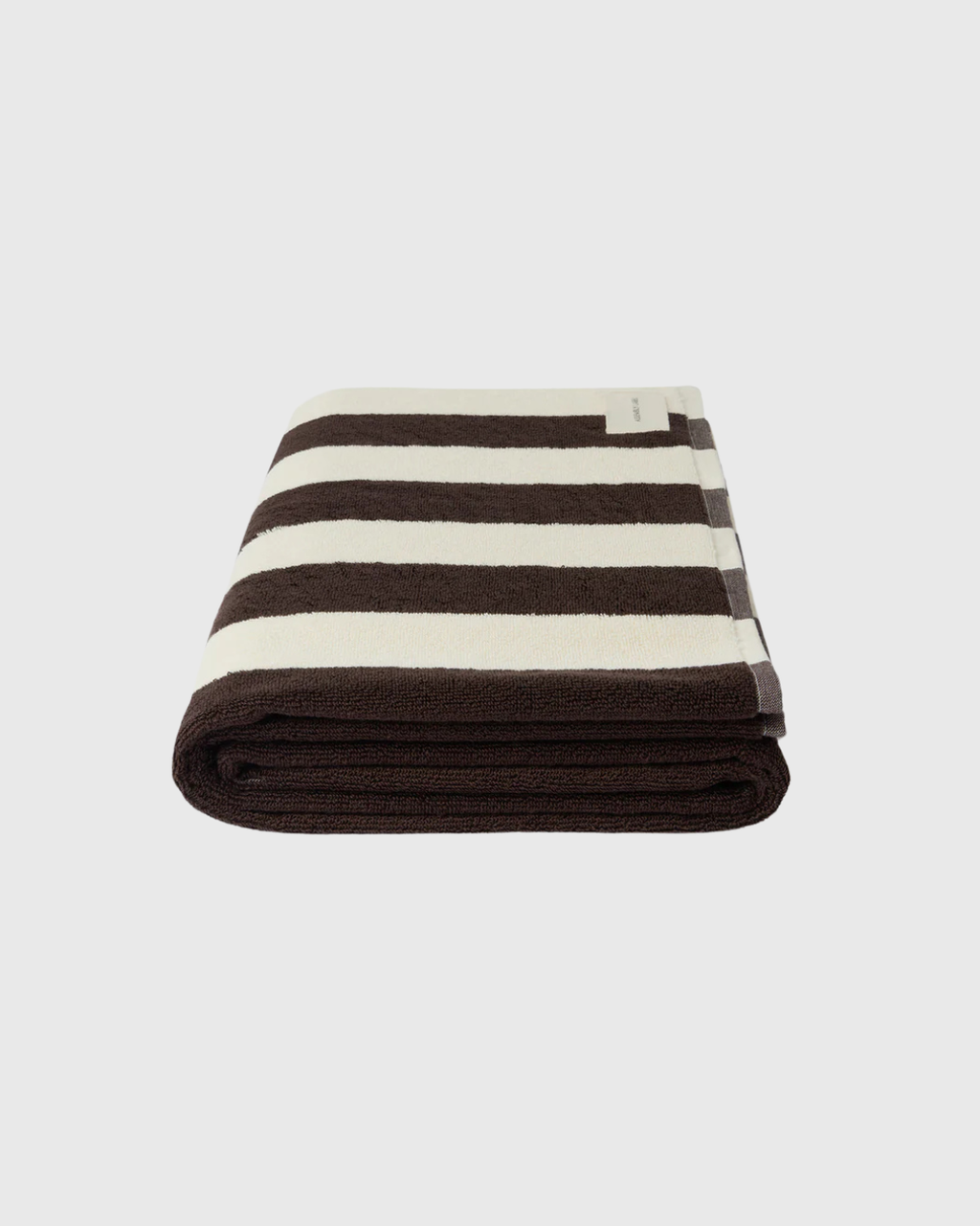 Signature Stripe Beach Towel Ganache