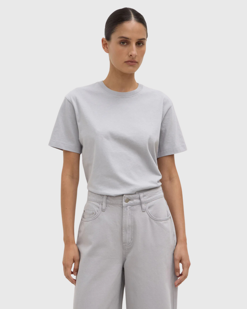 Organic Base Tee Light Grey