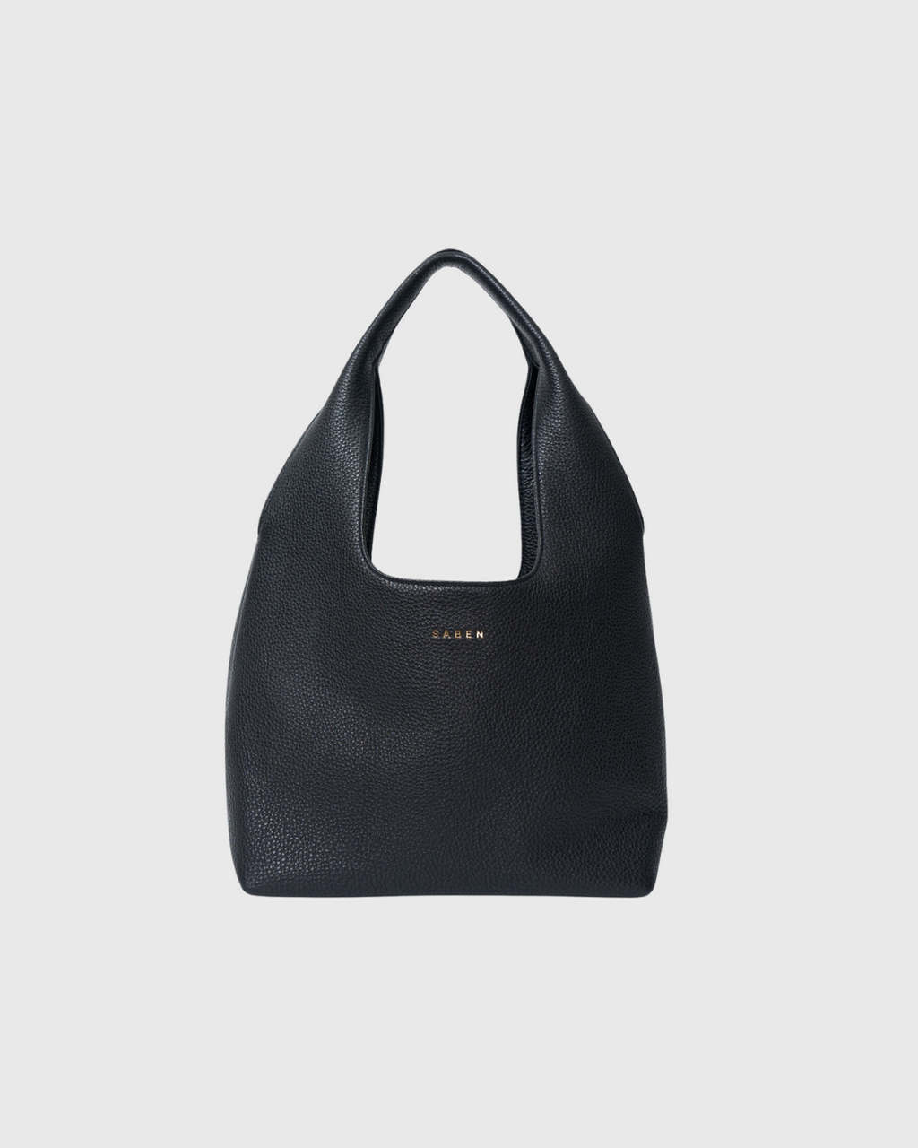 Kiki Shoulder Bag Black Lightly Milled