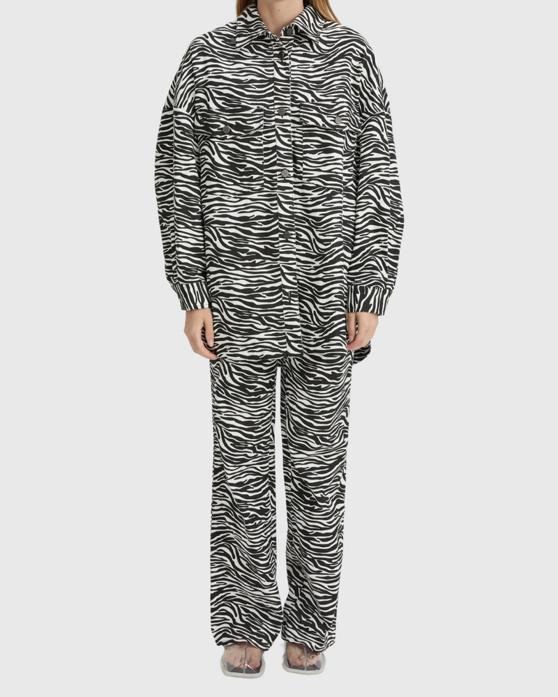 Remy Shirt Black/White