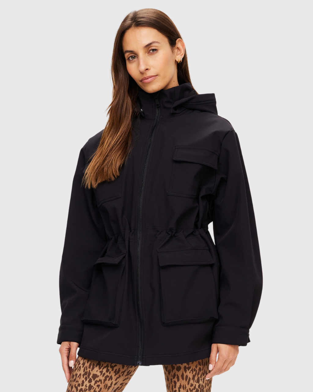 Freddie Fleeced Lined Anorak Black