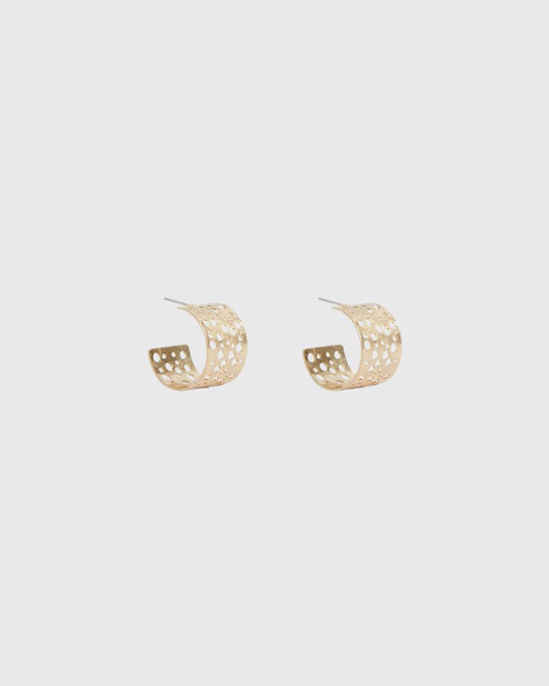 Hulle Tiny Hoop Earring Gold