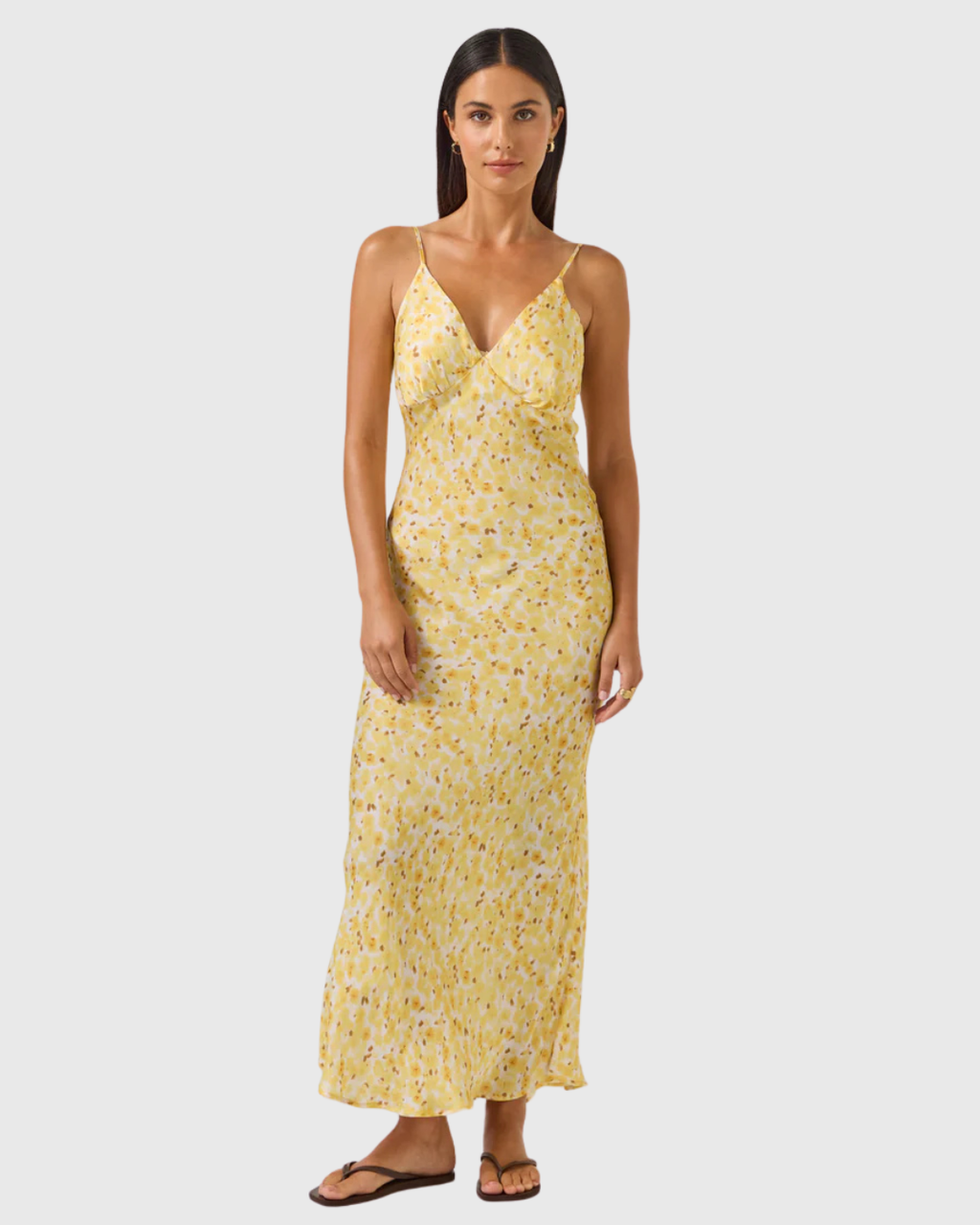 Formula Slip Dress Ray Flower