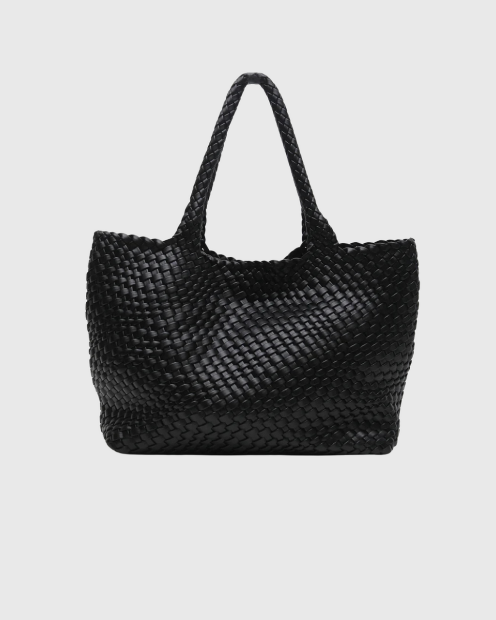 Woven Tote Black