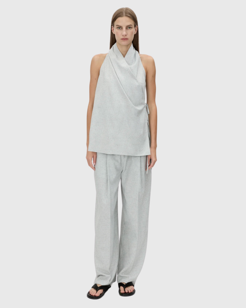 Alta Wrap Top Light Blue Marle