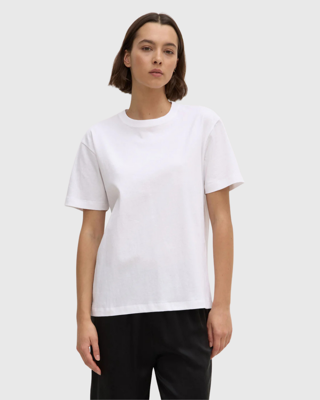 Organic Base Tee White