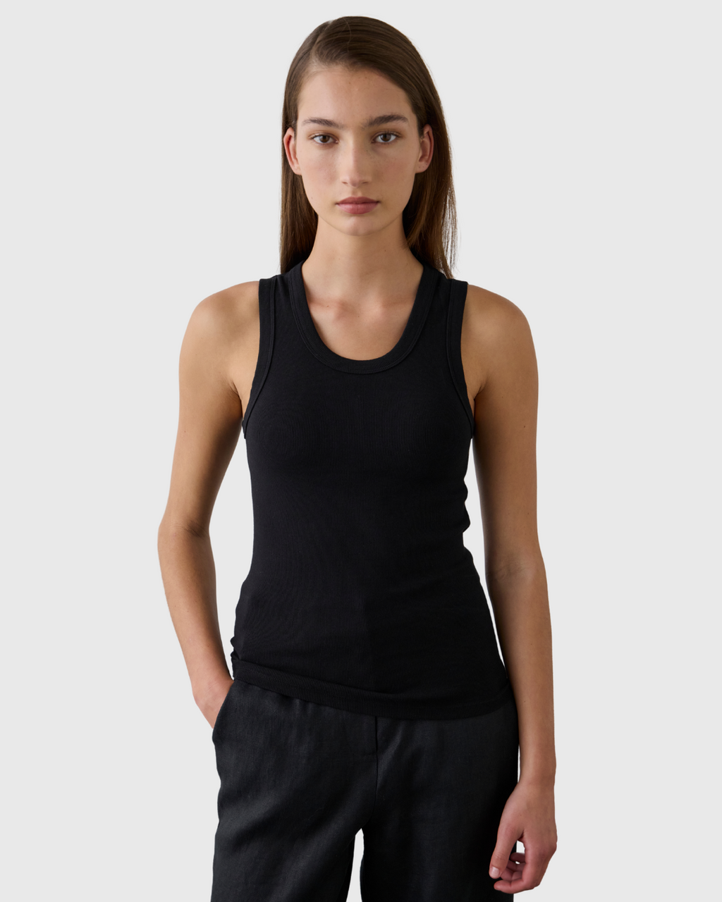 Cotton Tank Black