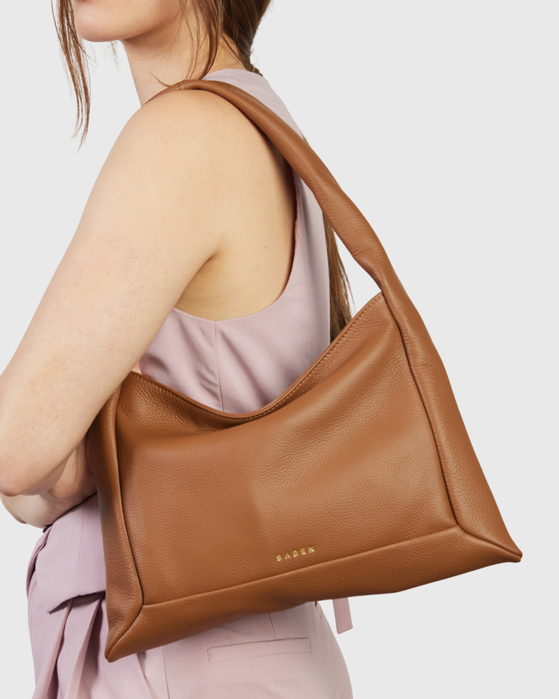 Hazel Shoulder Bag Tan Luxe