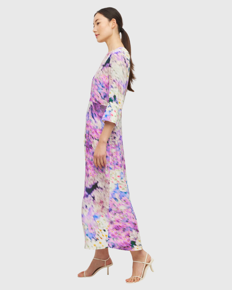 Rosie Dress (Lavender Mist Silk CDC) Aster