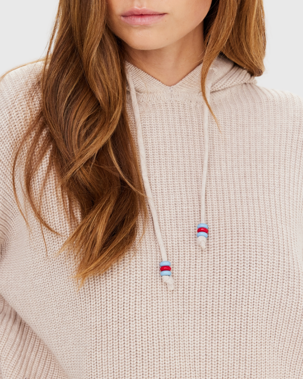 Dune Knit Hoodie Natural