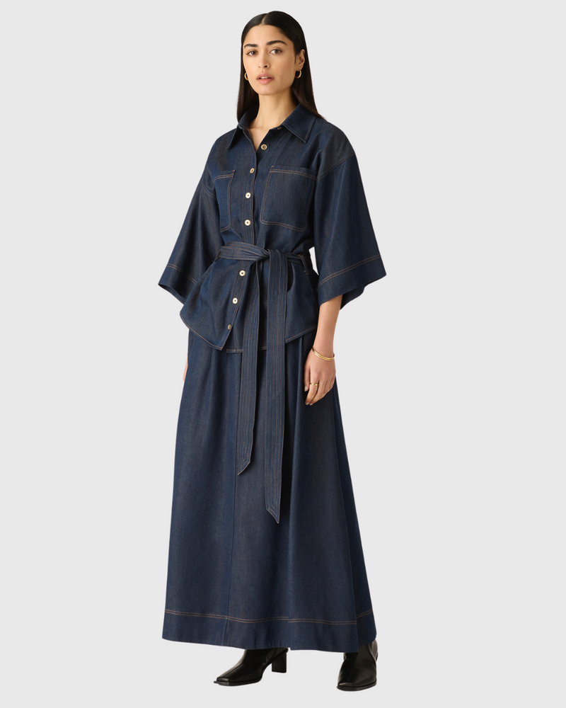 Cleo Denim Shirt Indigo