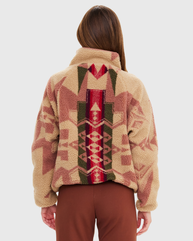 Totem Harlow Fleece Pullover Abstract