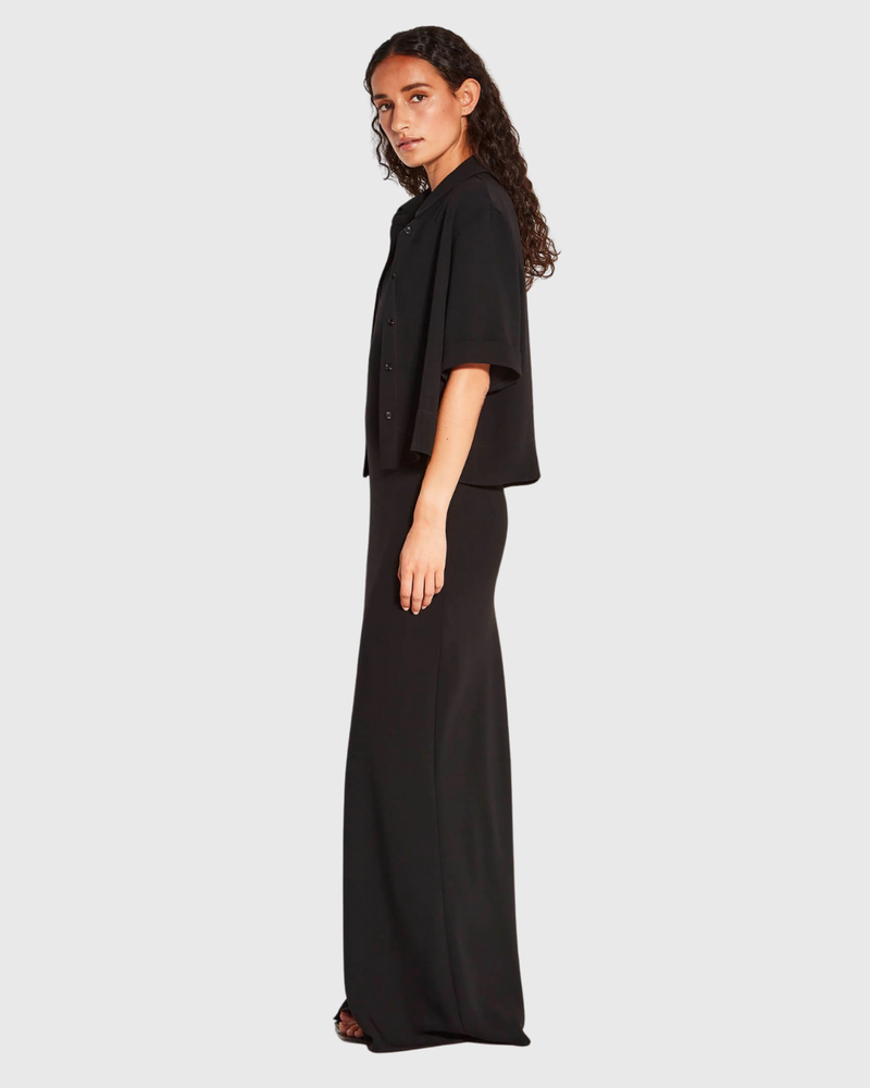 Everly Shirt (Luxe Suiting) Black