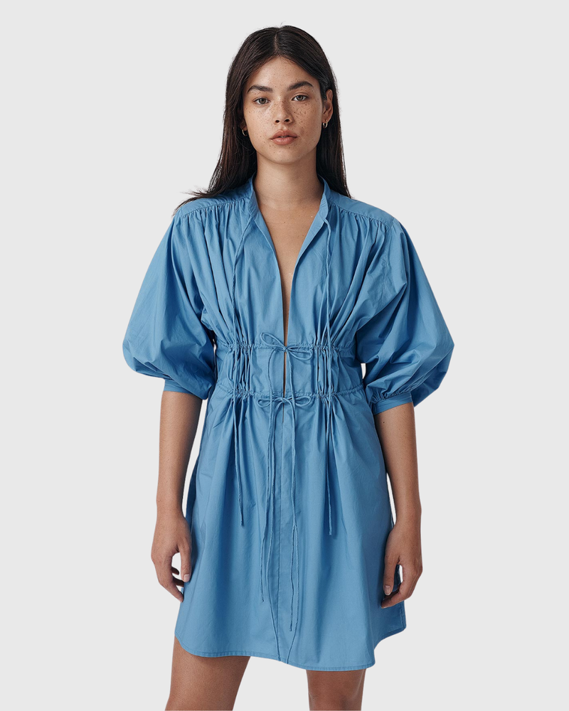 Piper Mini Dress Cerulean