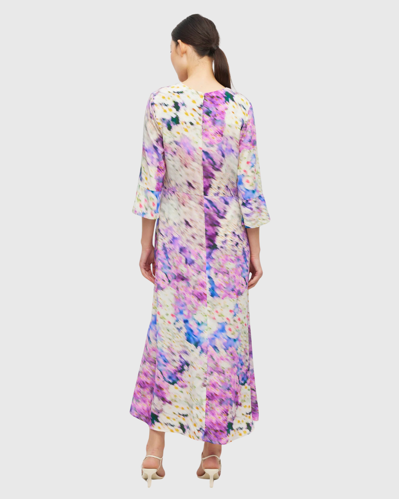 Rosie Dress (Lavender Mist Silk CDC) Aster