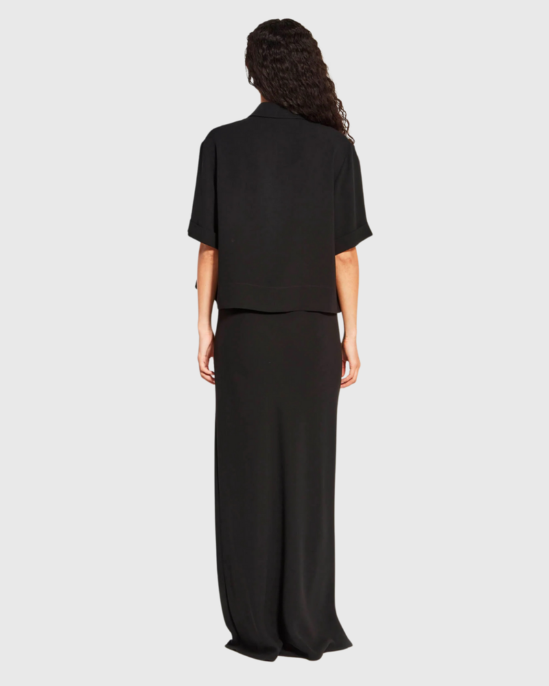 Everly Shirt (Luxe Suiting) Black